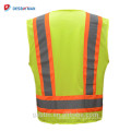 OEM ANSI Klasse 2 High Visibility Reflektierende Weste Günstige China Highlight Sicherheitsweste Kleidung Sicherheit Auto Warnjacke